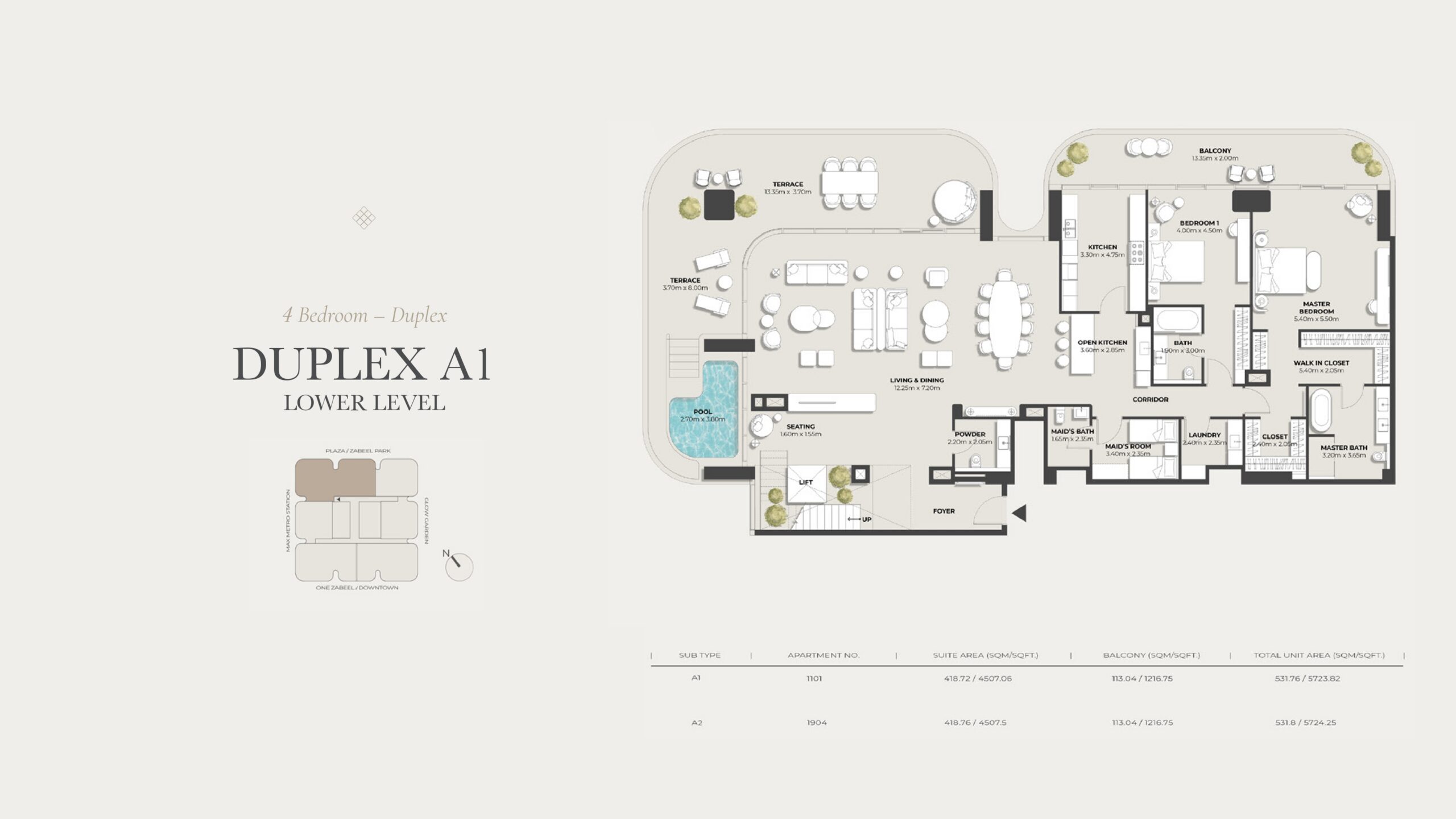 kifaf nine collection 4 badroom plan