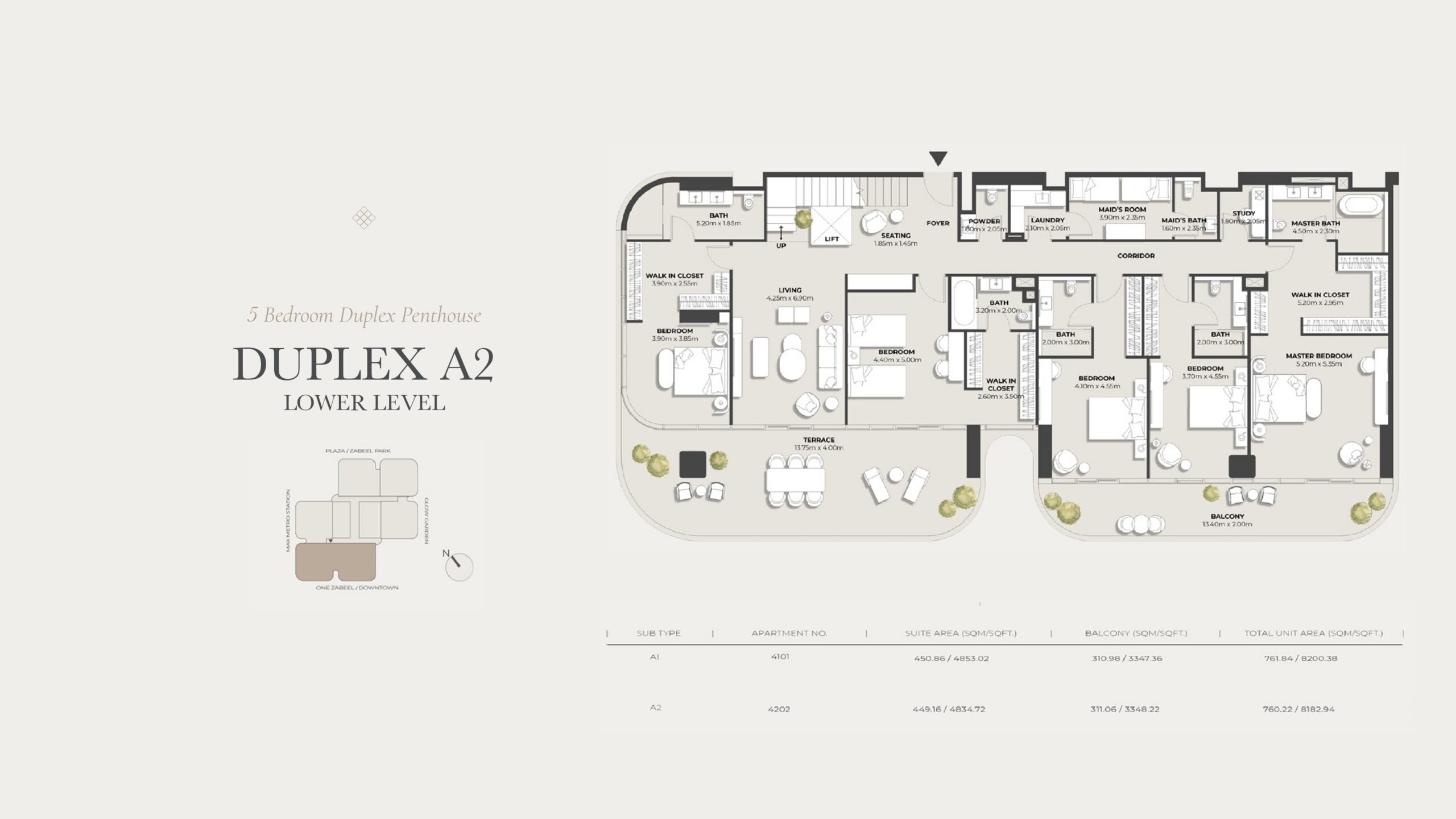 kifaf nine collection 5 badroom plan